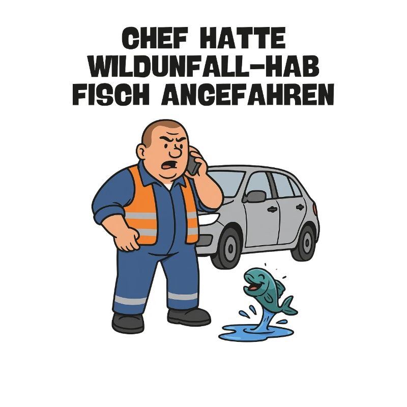 Chef Wildunfall mit Fisch