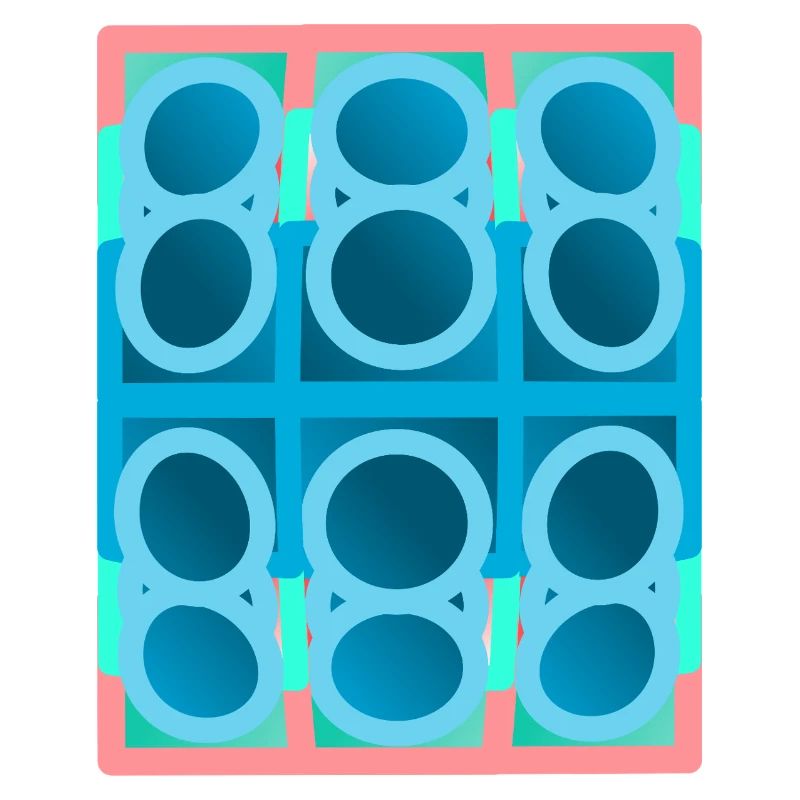 blue pattern, graphic art