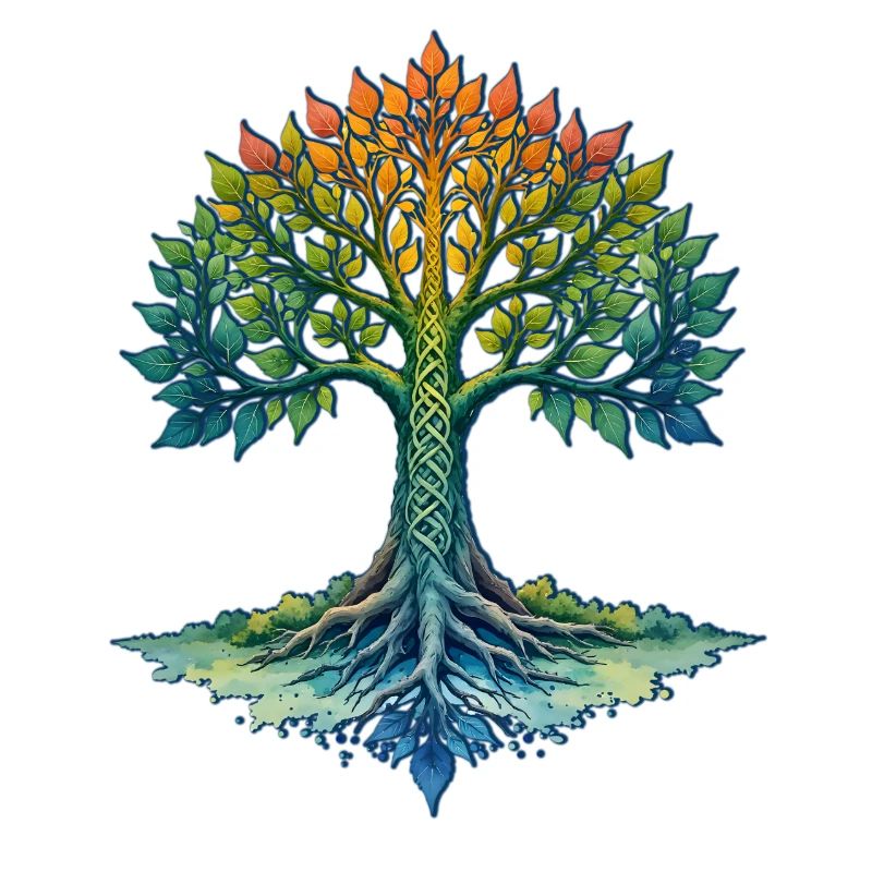 Regenbogenbaum des Lebens