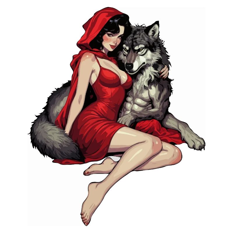 Rotkäppchen mit dem bösen Wolf