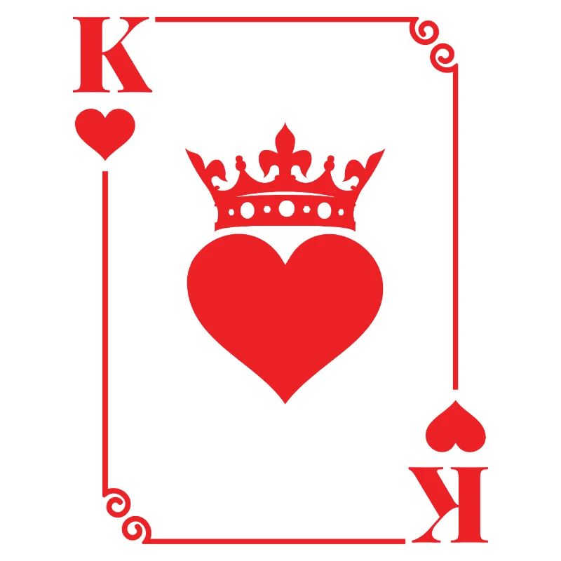King Hearts Card Matching Couples Romantic 