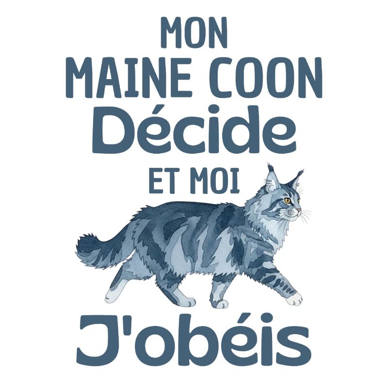 Mon Maine Coon décide et moi obéis