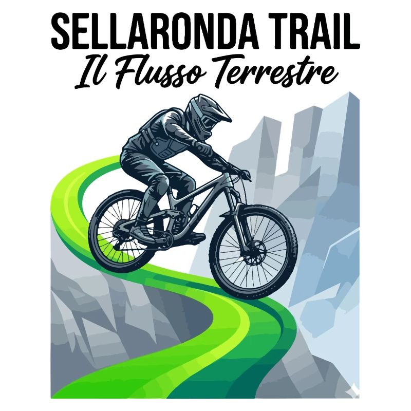 Sellaronda Neon Summit MTB Rider