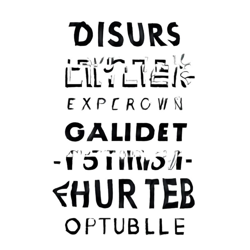 Glitch text cascade