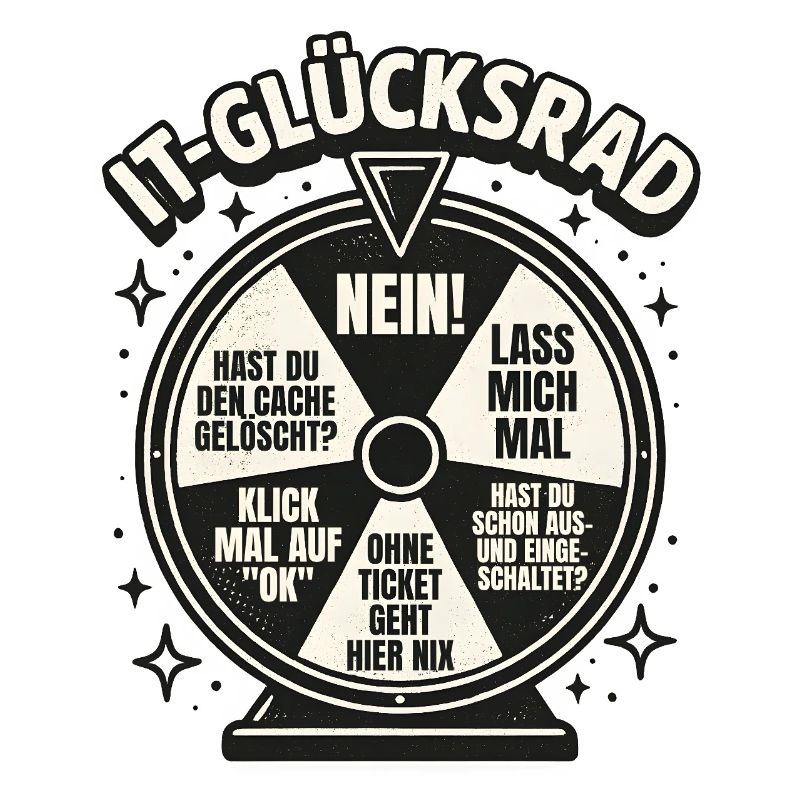 IT-Glücksrad Tech-Wortwitz Runde