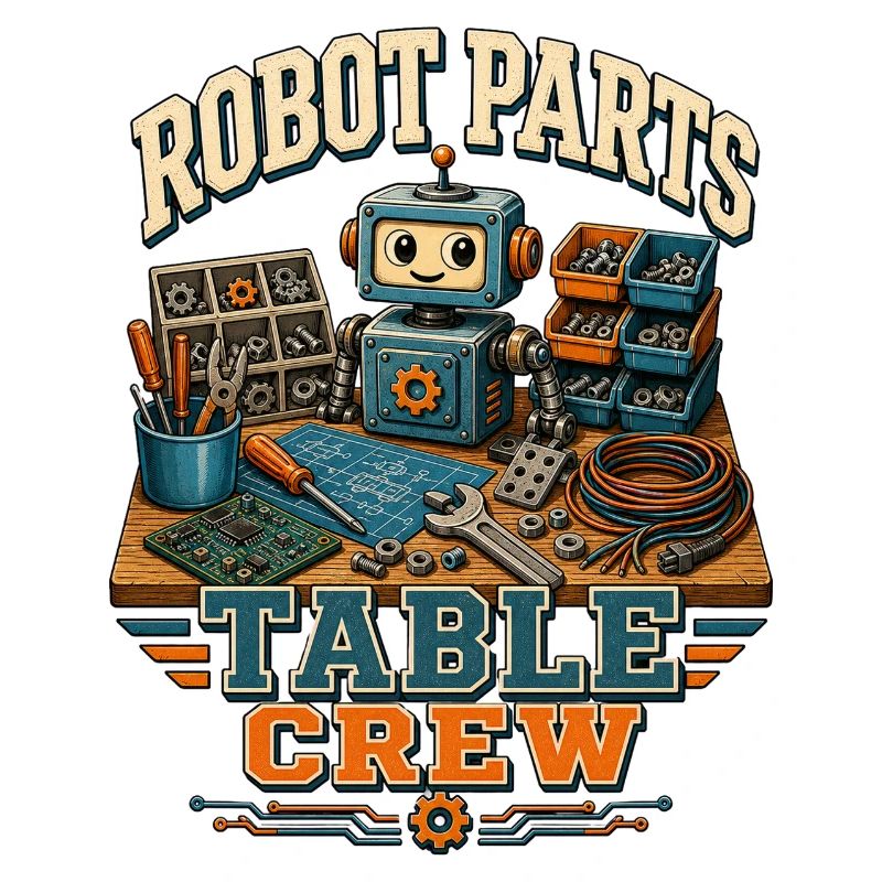 ÉQUIPE DE TABLE DES PIÈCES ROBOTIQUES
