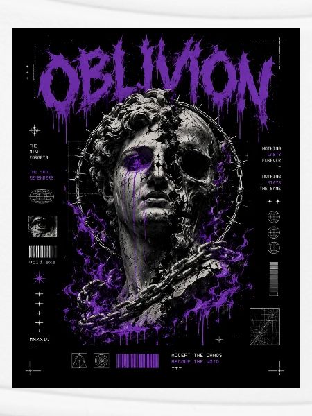 Oblivion Neon Statue Chaos