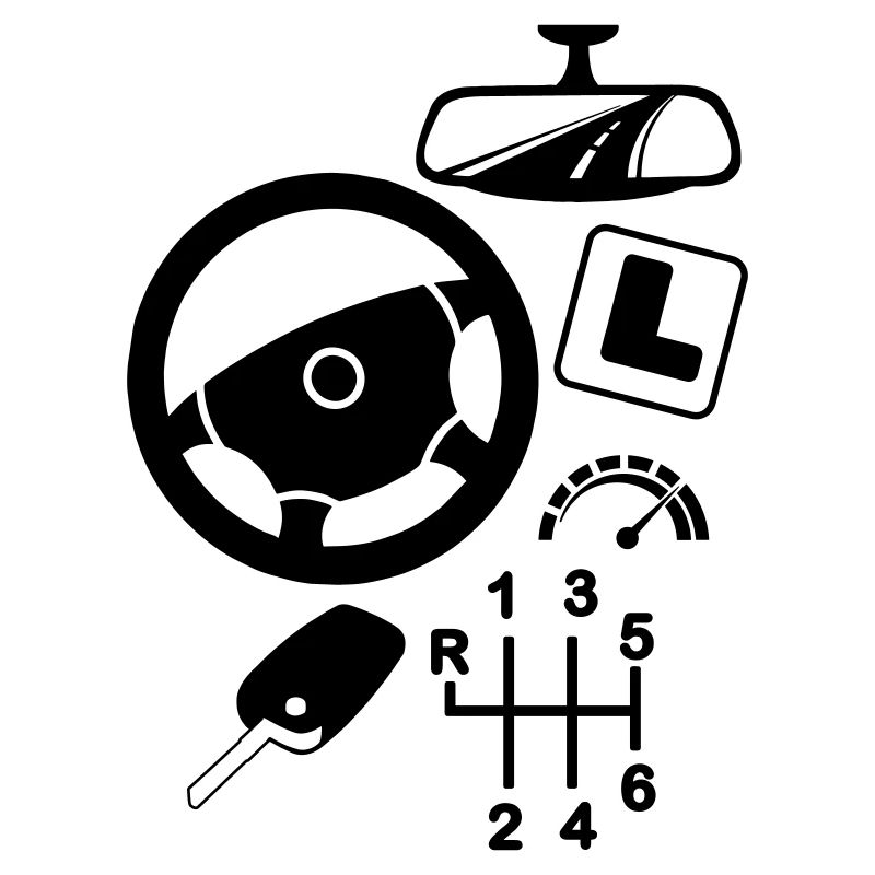 logo Car driving instructor