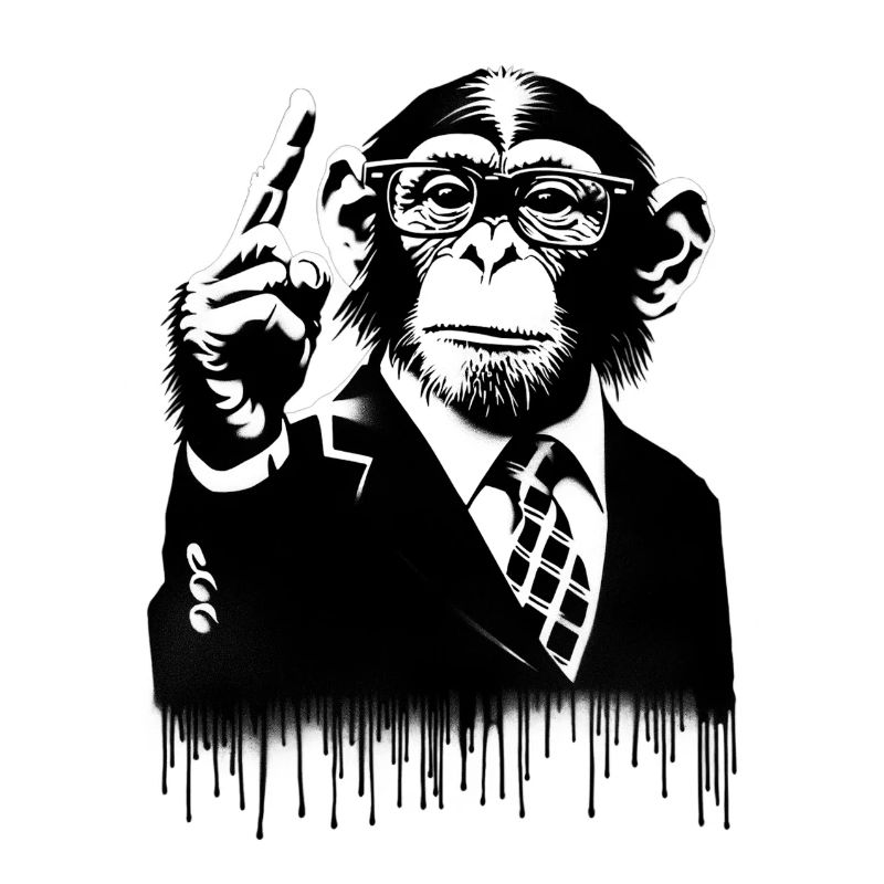 Enseignant. Monkey Life Affenleben
