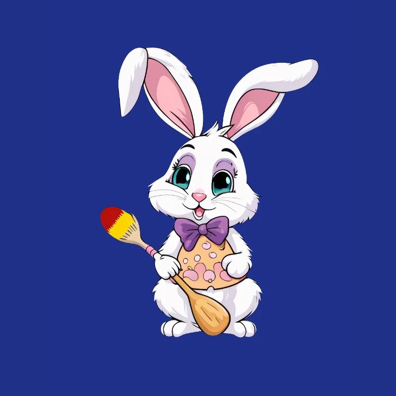 Easter bunny with Easter eggs