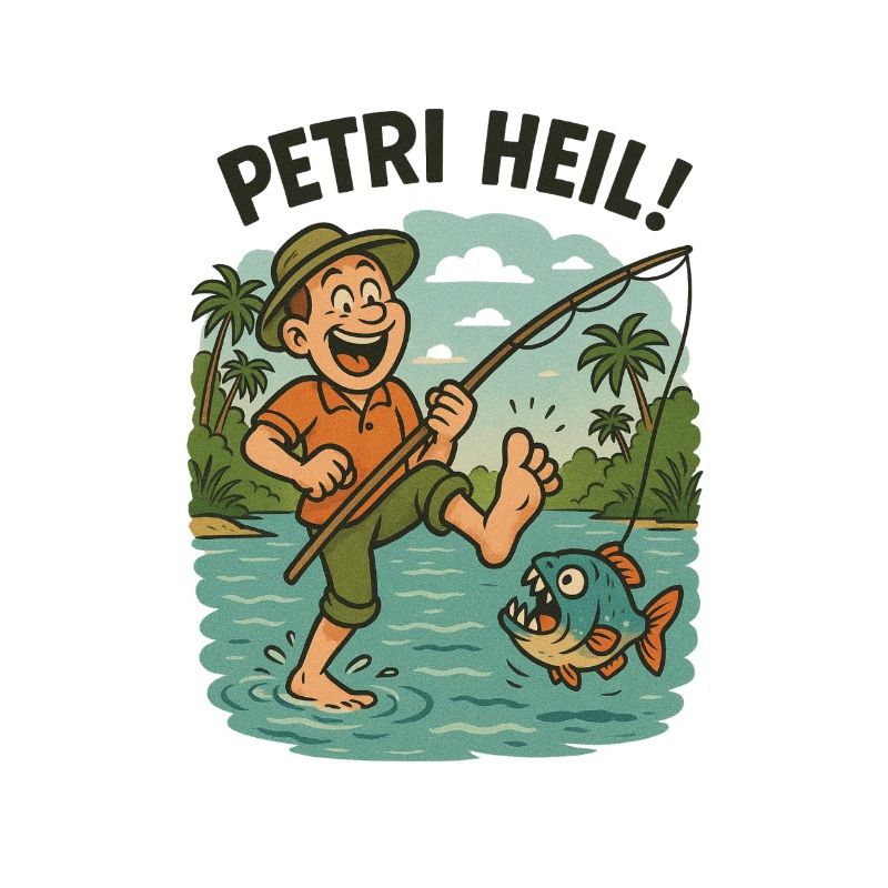 Petri Heil - oder der Piranha hängt am Zeh