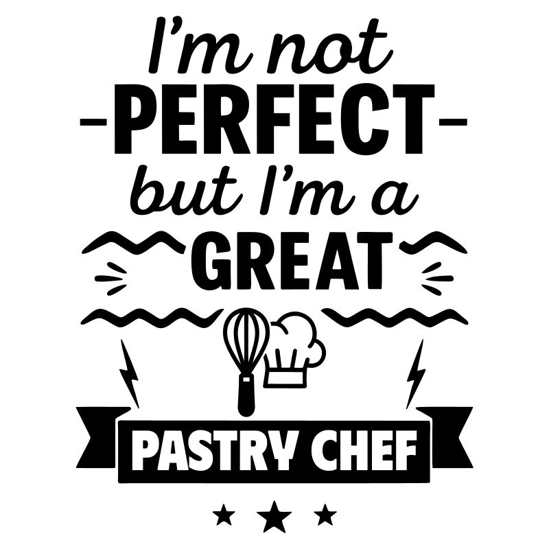Not perfect but a great pastry chef