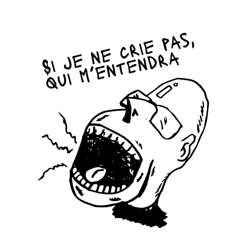 If I Don't Shout, Who Will Hear Me – Design Cri Exp