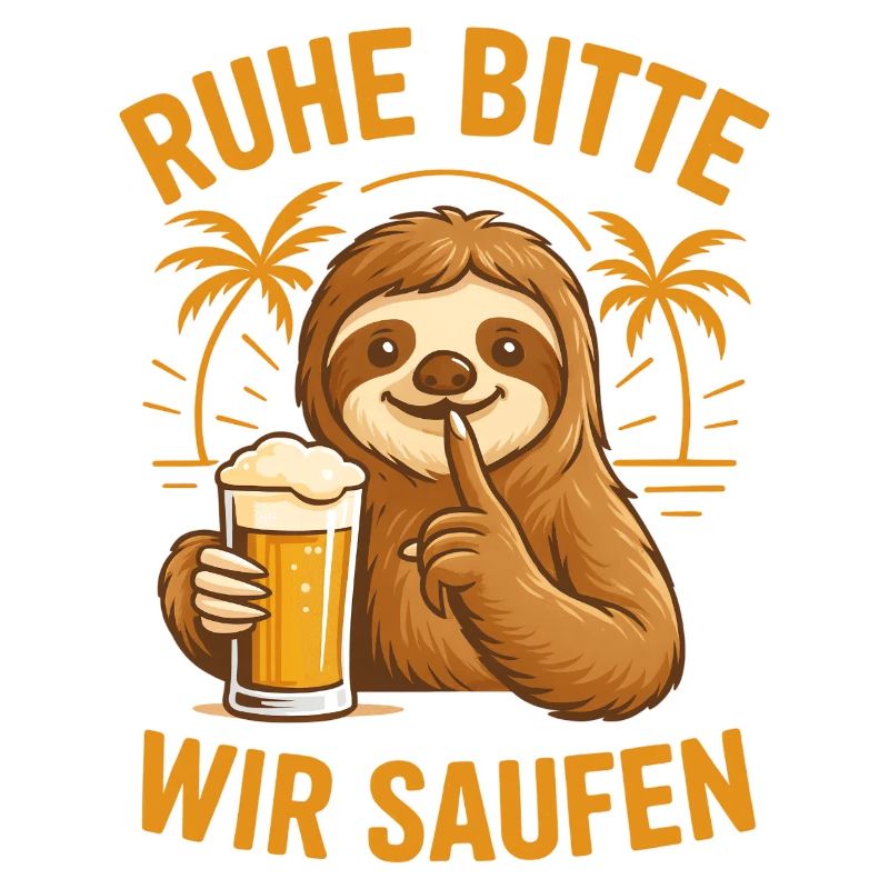 Ruhe Bitte Wir Saufen Sloth