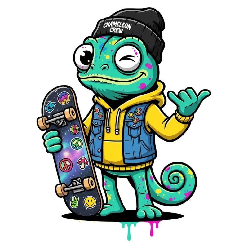 Jeu de couleur Chameleon Skate Crew