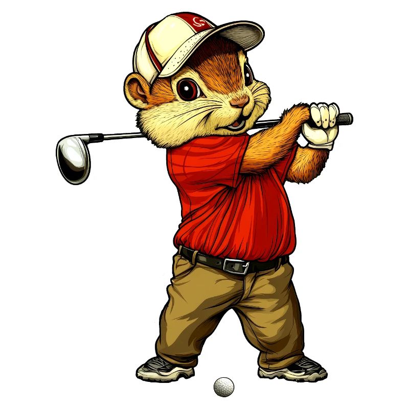 Streifenhörnchen Golf