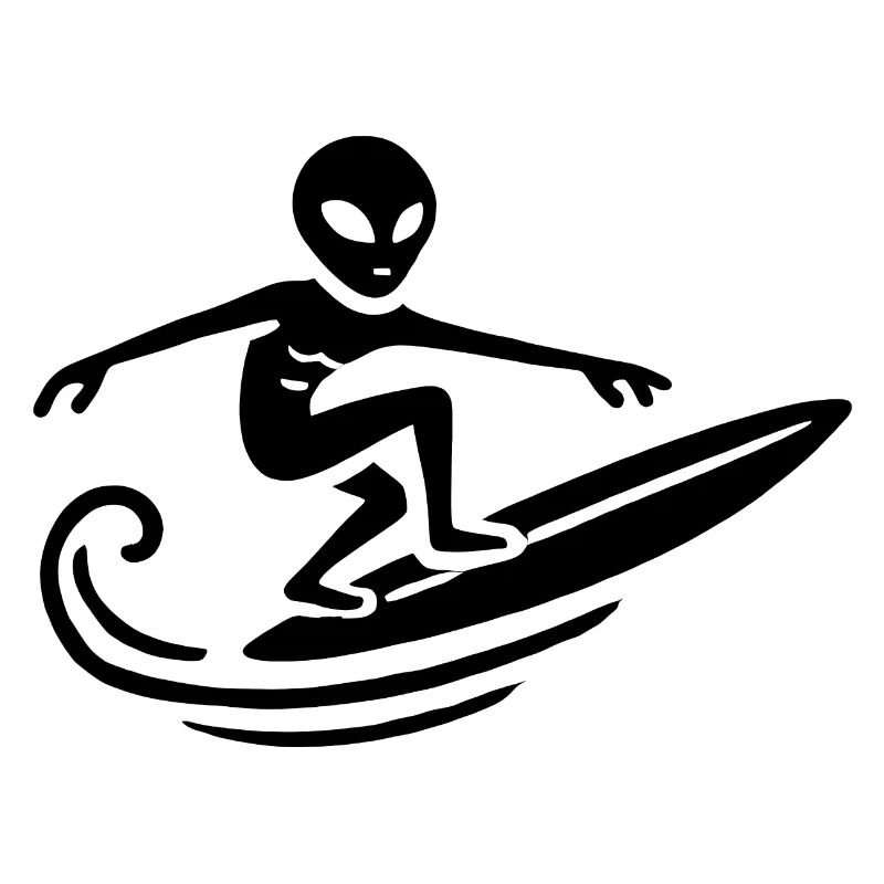 Alien Surfer Surf Planche de surf Surf d’été