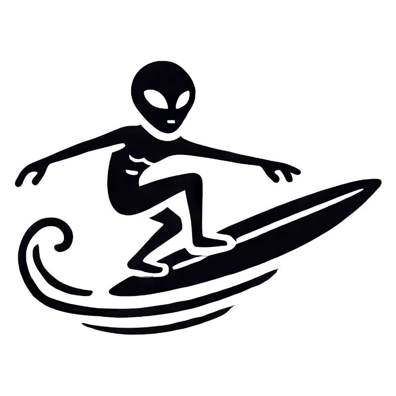 Alien Surfer Surf Planche de surf Surf d’été