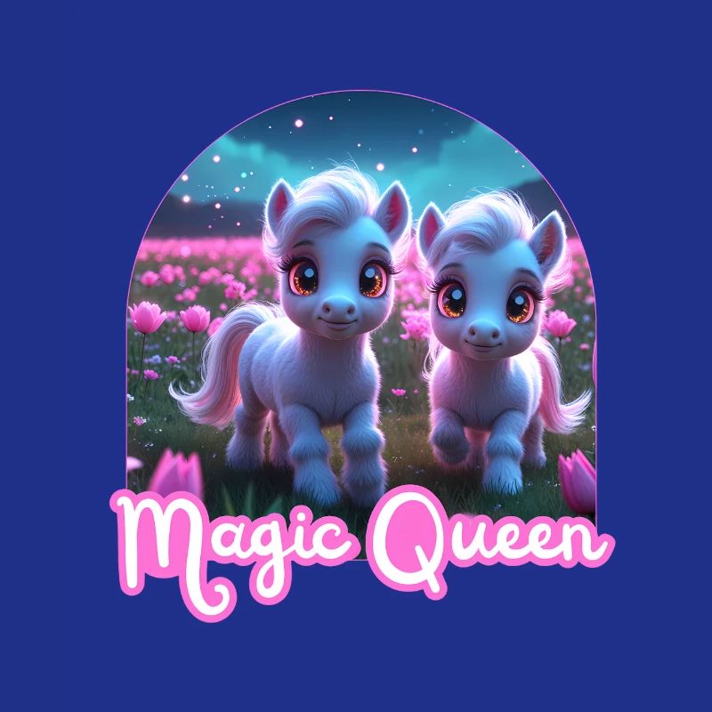 Two Cute Ponies - Magic Queen