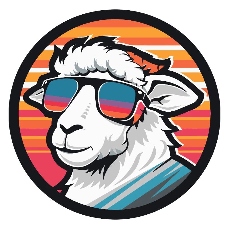 Sheep Comic Cool Summer