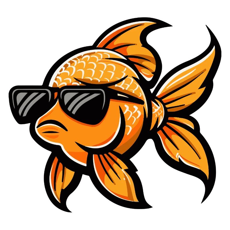 Goldfisch Comic Cool