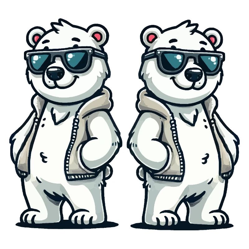 Eisbär Comic