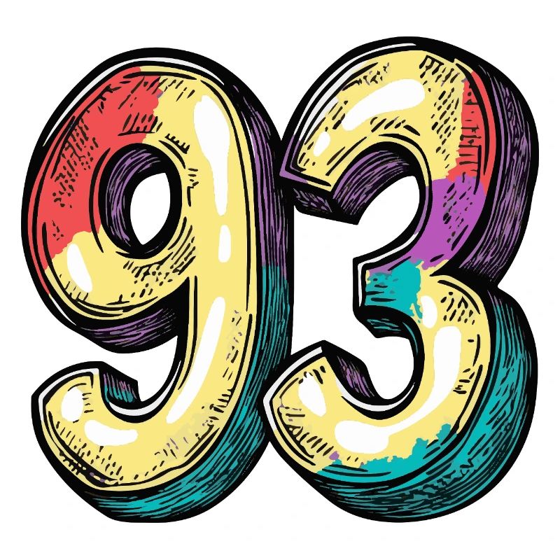 93 Symbole numérique