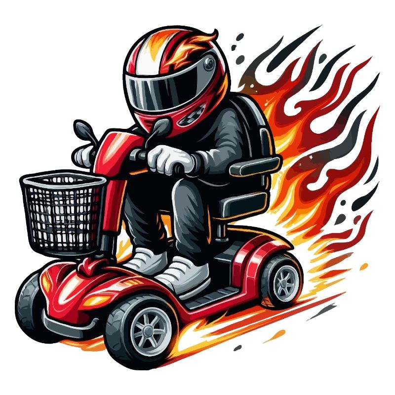 Race mobility scooter
