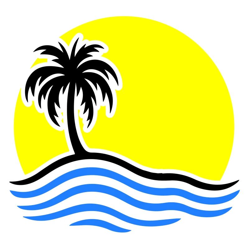 Palmier de l’île d’été