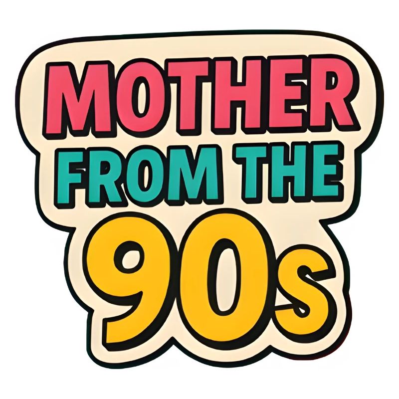 Mutter aus den 90er Jahren - Retro Muttertag Graffiti