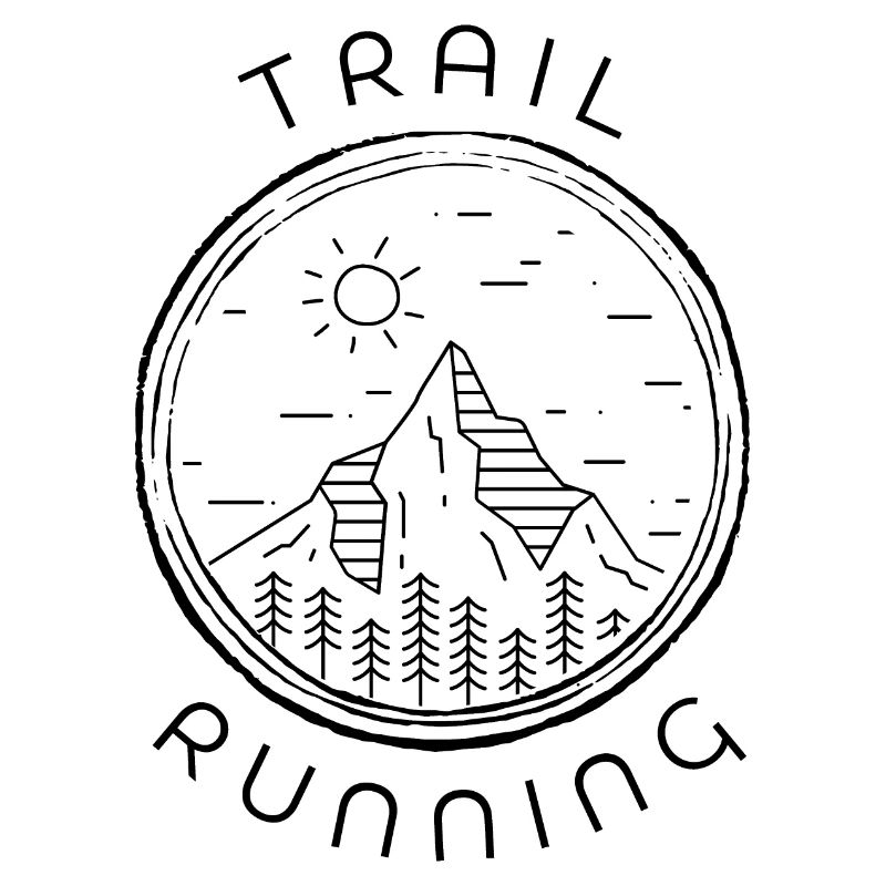 Trail Running Berge Wald Sonne