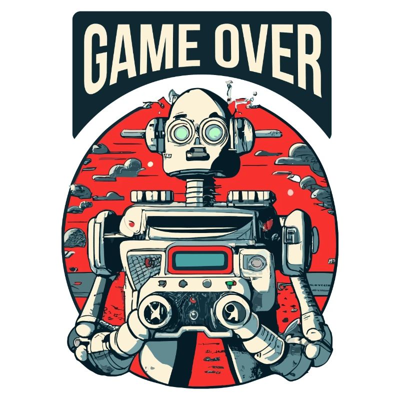Robot game over