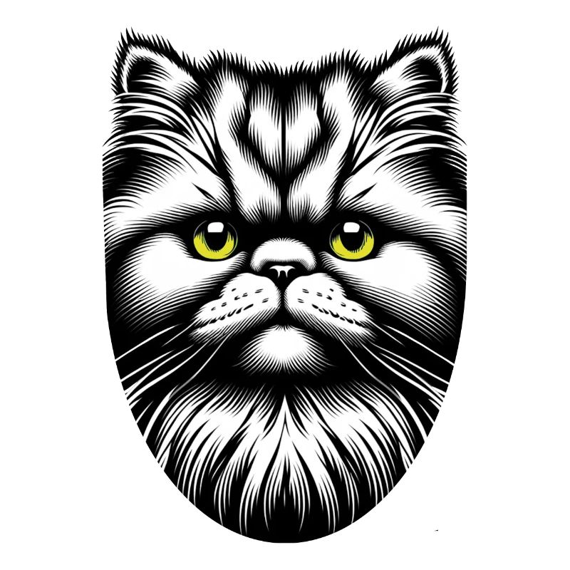Visage de chat