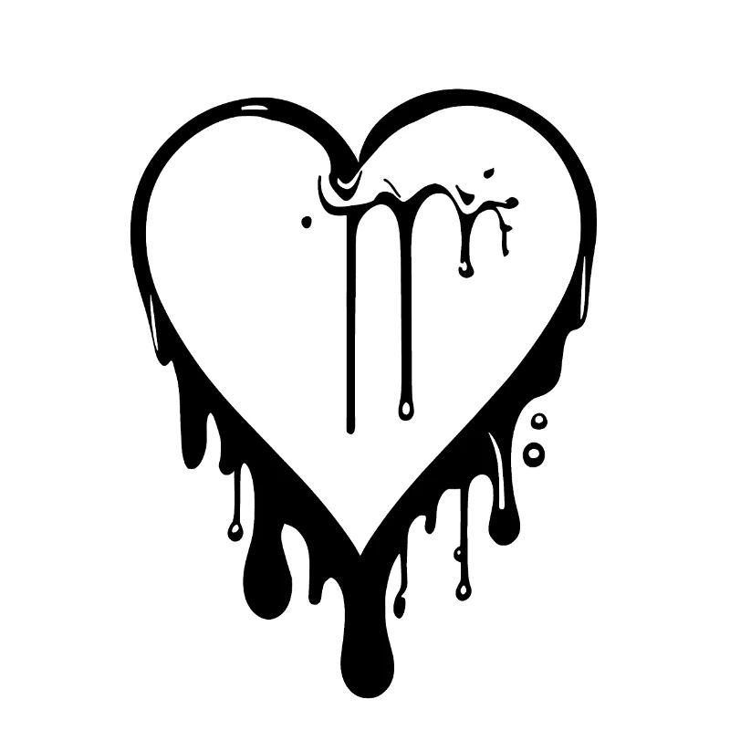 Molten Graffiti Heart