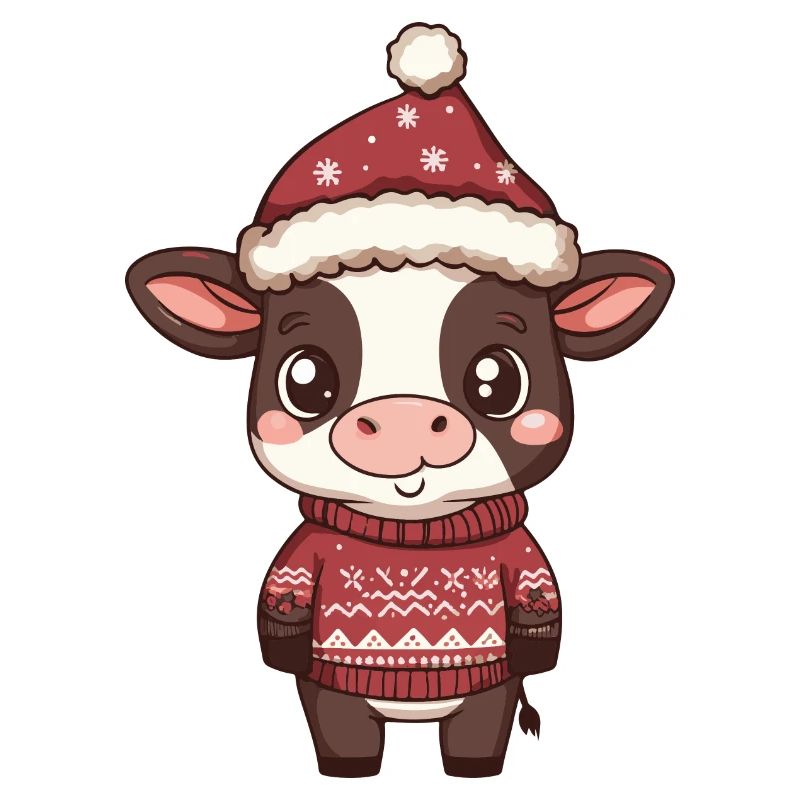 Cow Christmas Comic