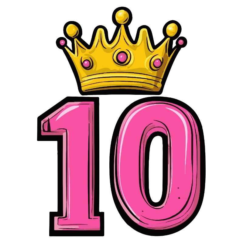 10 Zahl Krone