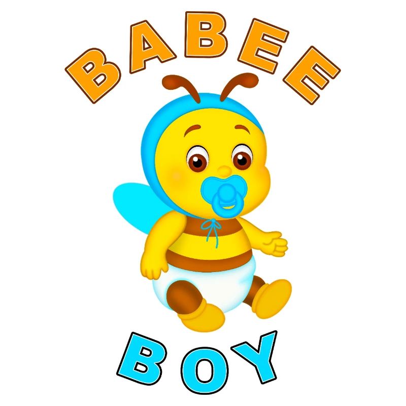 BABEE Junge mit Text