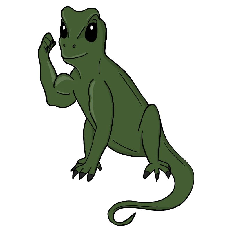 Lézard vert Flex