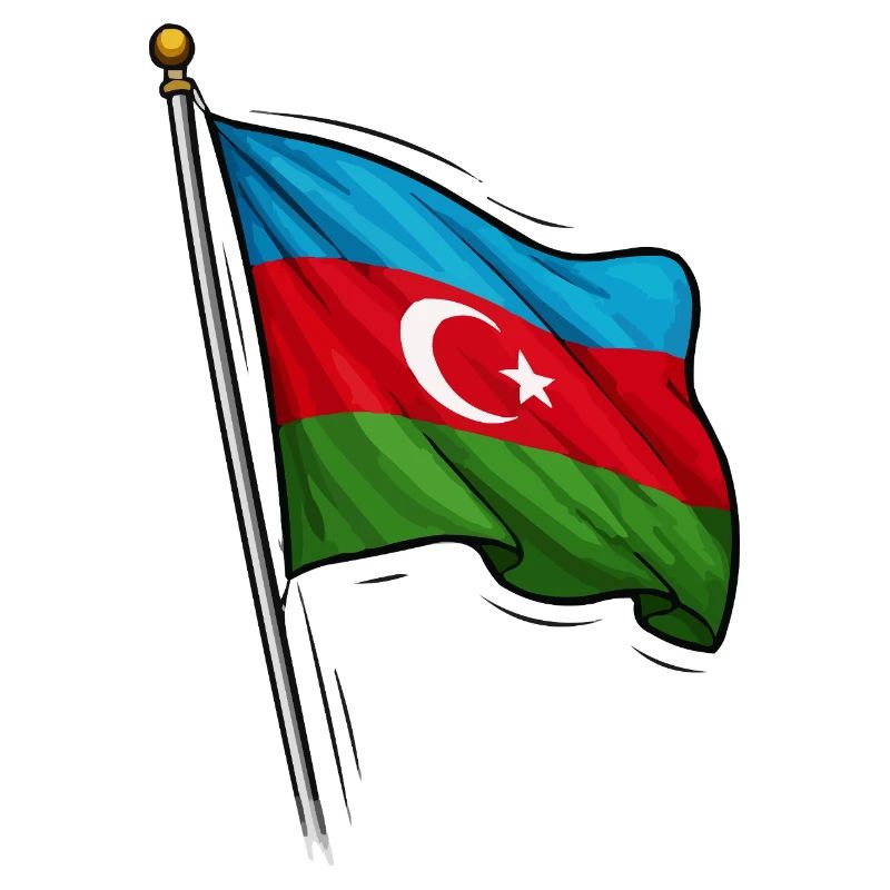 Conception du drapeau de l’Azerbaïdjan