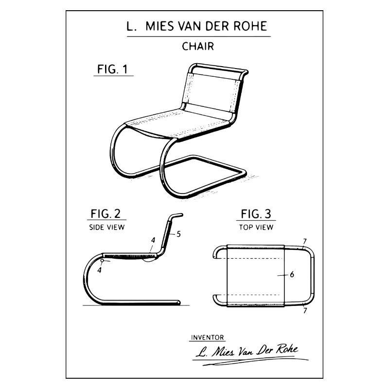 Conception moderne des chaises