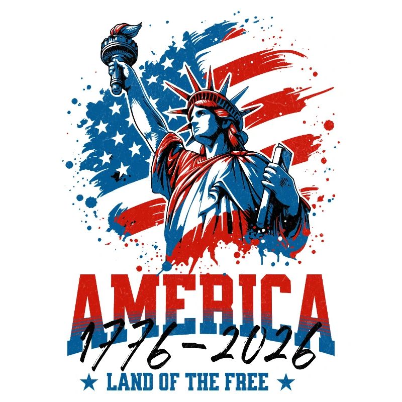 250e, 4e drapeau de la Statue patriotique de la Liberté des États-Unis