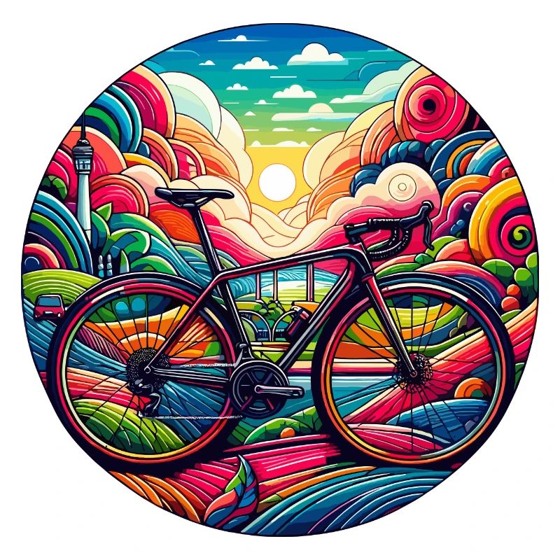 Beau vélo et couleurs