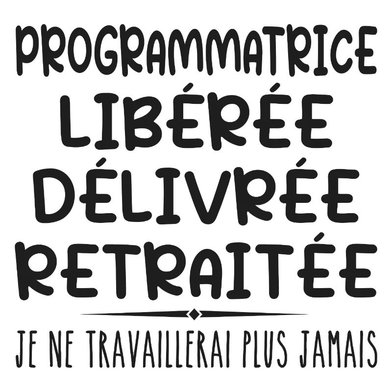 Programmiererin feiert ihren Ruhestand mit Humor