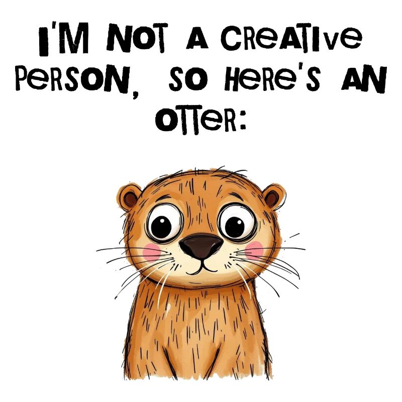 I'm Not Creative – Hier, ein Otter