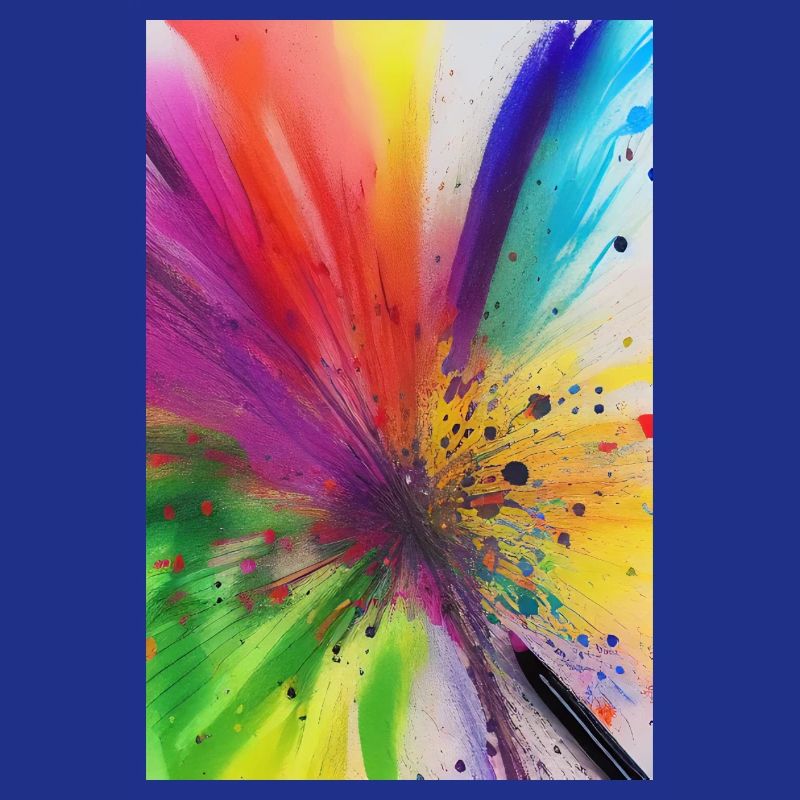 Éclaboussures de couleur
