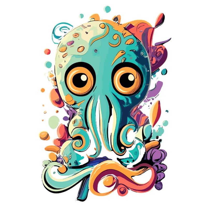 Octopus Squid - Baby Squid Octopus