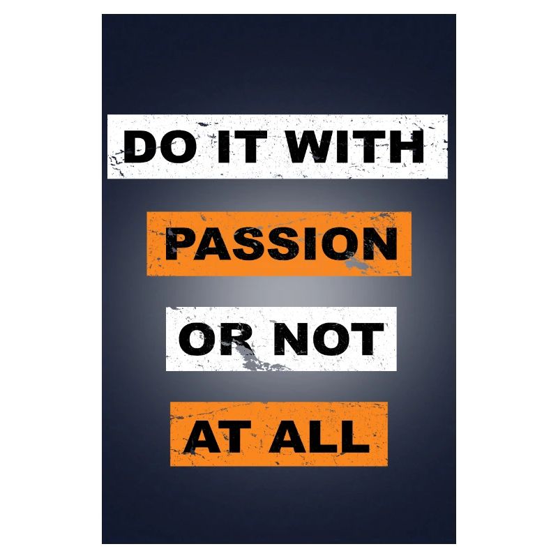 Faites-le avec passion ou ne dites pas du tout de lettrage