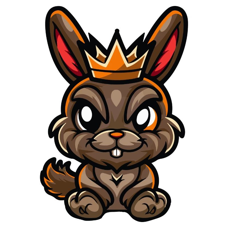 Couronne de dessin animé de lapin