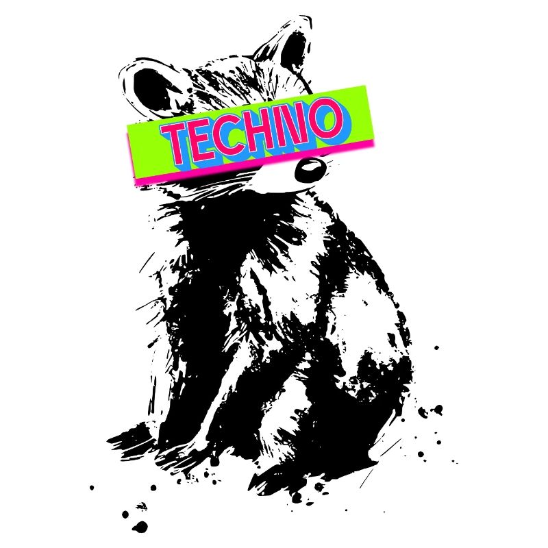Techno Waschbär
