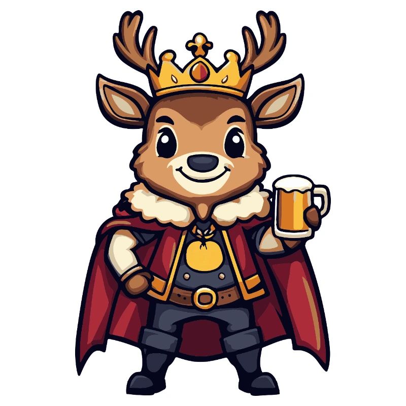 Hirsch Bier Lustig